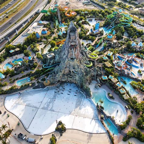 volcano bay wave pool drained  maintenance universal parks blog