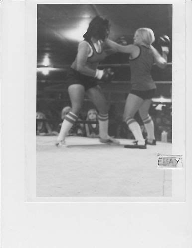 busty babes boxing vintage photo ebay