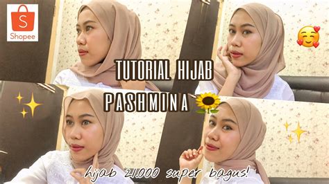 tutorial hijab pashmina super gampang tania natasha youtube