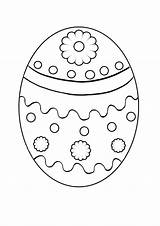 Easter Colouring Egg Kidspot Pages sketch template