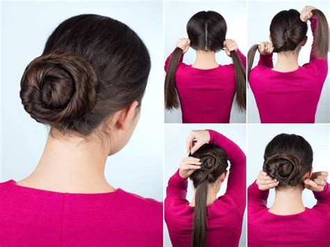 simple bun hairstyles    home tutorials styles  life