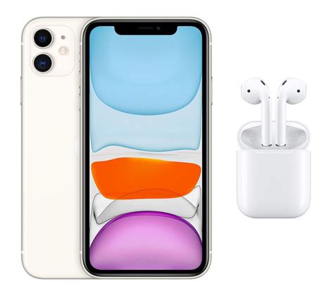 buy apple iphone  airpods  charging case  generation bundle  gb white