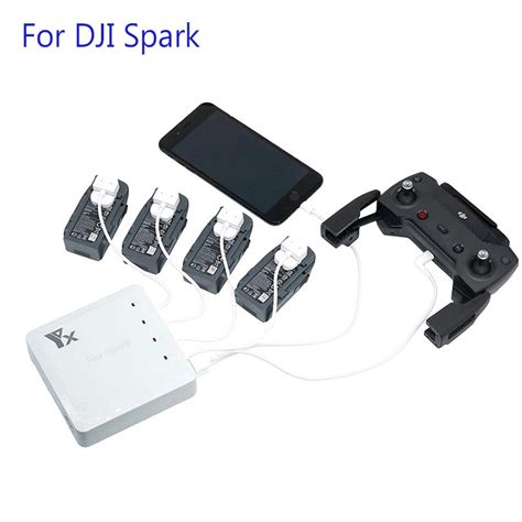 fast charger  dji spark drone battery controller charging hub  usb adapter  dji