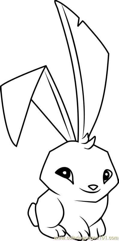 bunny animal jam coloring page  animal jam coloring pages