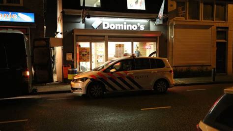 dominos pizza  roosendaal weer overvallen gewapende dader ontsnapt omroep brabant