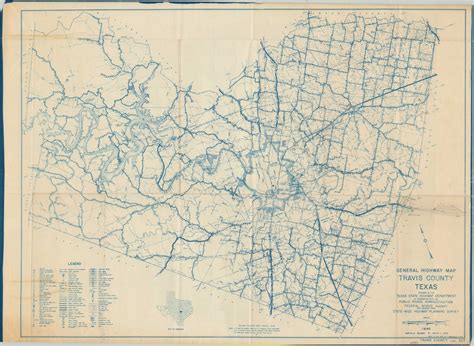 general highway map travis county texas curtis wright maps