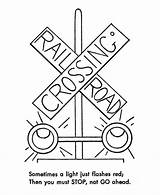 Railroad Panneau Routier Objets Trains Freight Colouring Coloriages Ko Getdrawings sketch template
