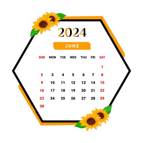 calendario mensual junio  vector png junio  calendario junio vrogue