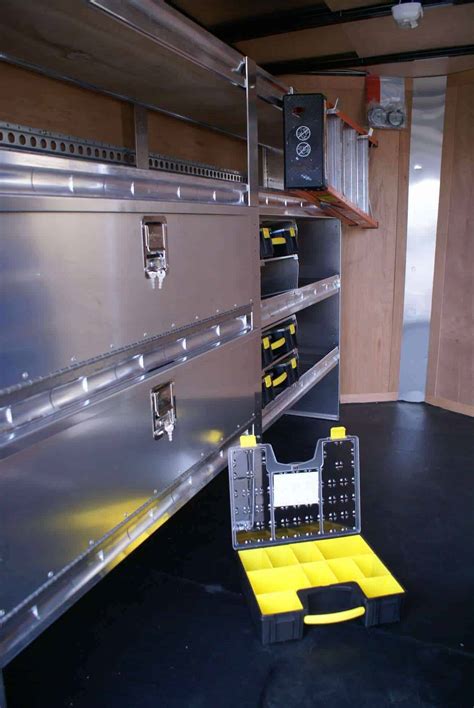enclosed trailer shelving storage ranger design