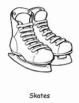 Coloring Ice Skater Popular Pages sketch template