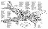 Bell Cutaway 39 Aircraft P39 Kingcobra Ww2 Drawings Airacobra 63 Cutaways Engine Planes Drawing Plane P63 Restoration Military Fighter American sketch template