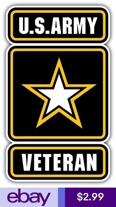 decals stickers collectibles ebay  army logo army veteran  army