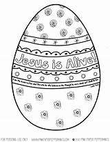 Coloring Jesus Alive Easter Religious Pages Printable Egg Eggs Sheet Colouring Color Sheets Bible Kids Sunday Print Template School Crafts sketch template