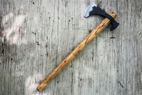the railroad spike tomahawk by carter and son forge man of