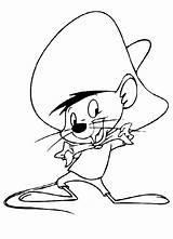 Looney Tunes Gonzales Speedy Disegni Colorare Dibujos Personaggi Boorp Scritte Puliti Animados sketch template