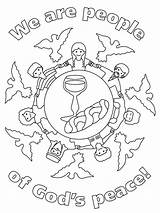 Peace Coloring Pages Library Clipart Drawings sketch template