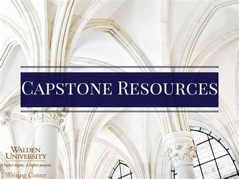 capstone examples  capstone template template demonstration