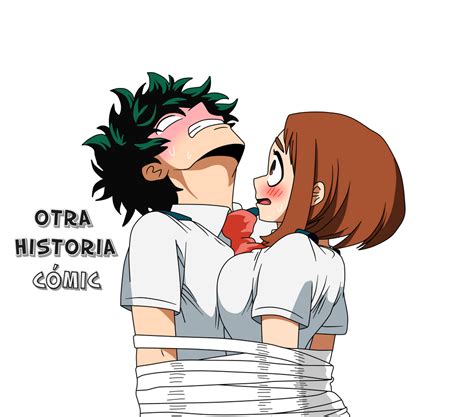 deku x uraraka by otra historia comic on deviantart