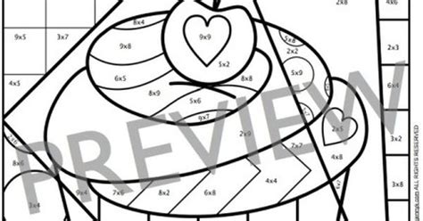 valentines day math coloring sheet education pinterest coloring