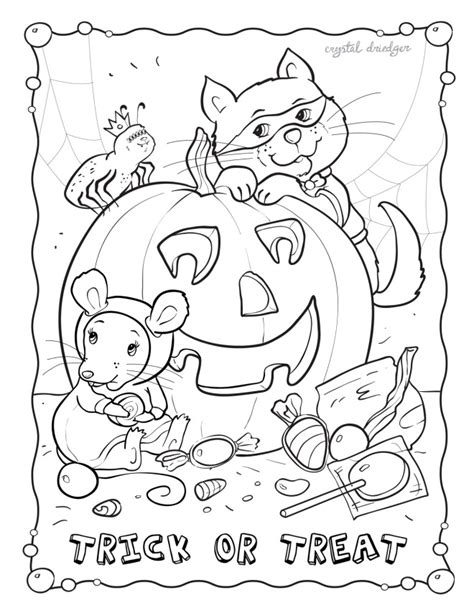 printable october coloring pages