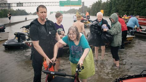 dramatic rescues unfold all across waterlogged houston the new york times