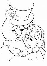 Frosty Sad Categories Coloring sketch template