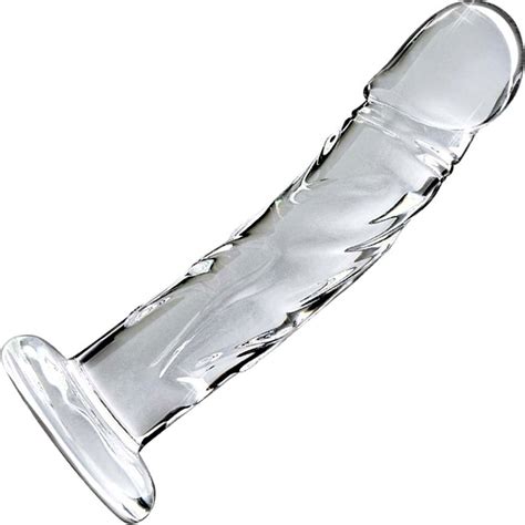 icicles no 62 glass g spot dong 7 clear