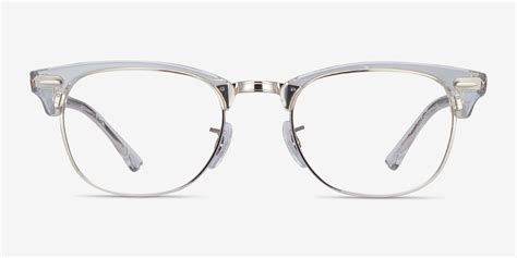 Ray Ban Rb5154 Browline Clear Frame Eyeglasses Eyebuydirect