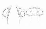 Pattern Bolero Sewing Lekala Technical Drawing sketch template