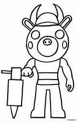 Coloring Pages Roblox Piggy Print Adopt Others Prints sketch template