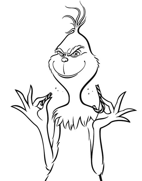 grinch coloring pages  printable