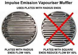 impulse emission vapouriser muffler impulse engine technologies pty  australia
