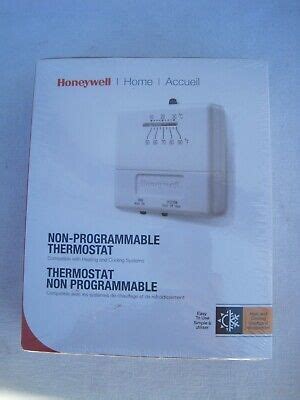 honeywell cta heat  cool  programmable thermostat  stage   ebay