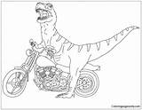 Rex Motorbike sketch template