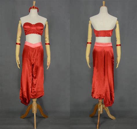princess jasmine red cosplay costume adult size from