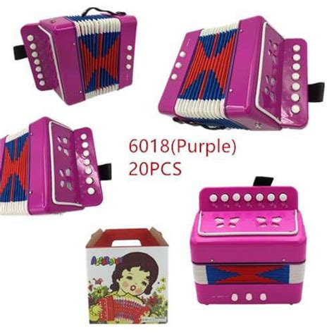 abc trading wholesale purple color musical accordion  pc