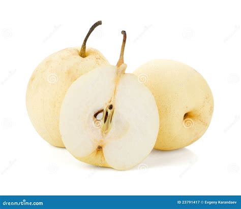 white pears stock image image  bright closeup eating