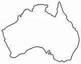 Australia Map Coloring Pages Kids Outline Printable Australian Familyholiday Toddlers Activities Through Categories sketch template