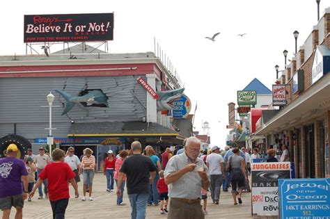 ocean city md ocean city boardwalk october 2008 photo picture image maryland at city
