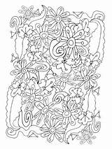 Giclee Bw Coloring Flowers sketch template