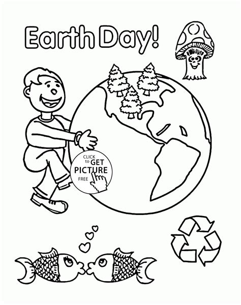 cute earth day coloring pages  kids fun  educational love coloring