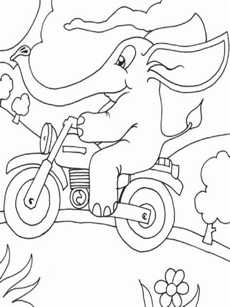 kids page elephant coloring pages printable elephant colouring