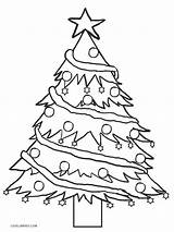 Christmas Tree Coloring Pages Kids Printable Color Cool2bkids Getcolorings sketch template