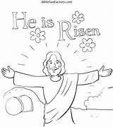 Coloring Jesus Pages Risen Resurrection Has Bible Getdrawings sketch template