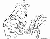 Pooh Halloween Winnie Ausmalbilder sketch template