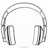 Cuffie Auriculares Audifonos Dibujar Stampare Ultracoloringpages sketch template