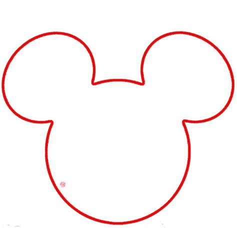 mickey mouse ears template printable clipartsco