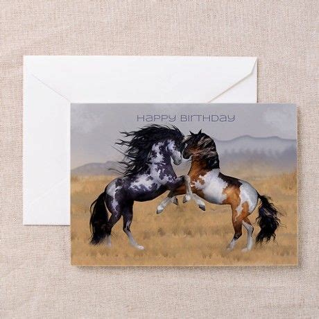 horse birthday cards  print horses birthday card  funny