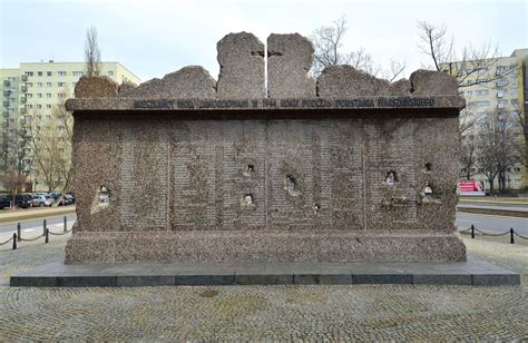 Monument To Victims Of The Wola Massacre Sightseeing Warsaw