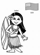 Kids Coloring Pages Multicultural Activities Around Books Coloringpagesabc Theme Froum Hawaiian Ocean Colors Pano Seç Craft sketch template